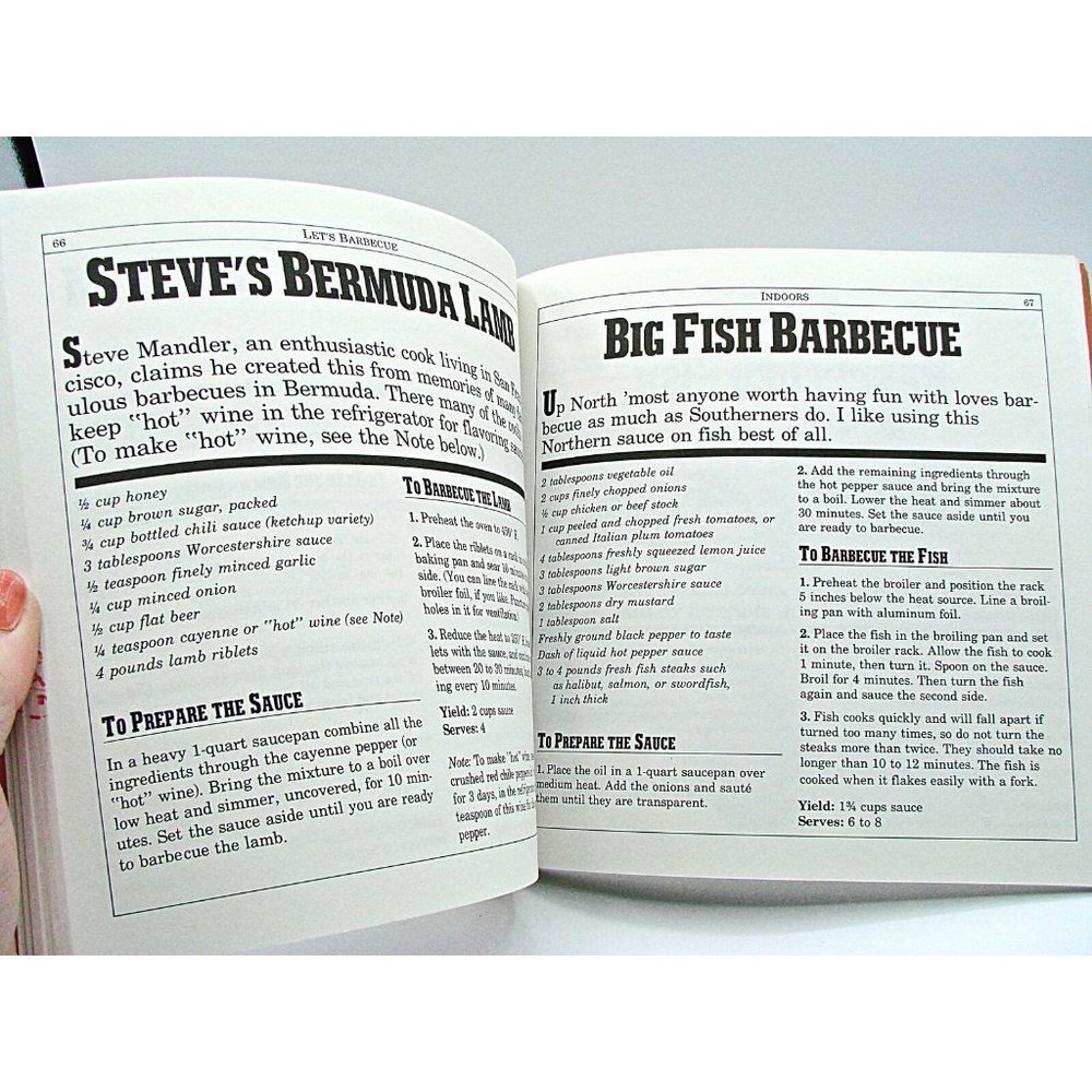 Vintage Finger Lickn' Rib Stickin' Great Tastin' Barbecue Cookbook Jane Butel - Picture 9 of 11